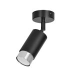 Emibig Deckenleuchte Hiro Stahl Schwarz | Geeignet für 1x GU10 - Max 10W