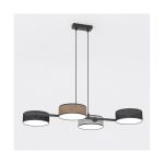 Emibig Pendelleuchte Drumz Stahl Schwarz | Geeignet für 4x E14 - Max 10W