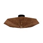 Good&Mojo Deckenleuchte Panama Rattan Braun | Geeignet für 1x E27 