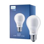 Philips Classic LED Glühbirne E27 Birne Matt 4.5W 470lm - 827 Extra Warmweiß | Ersatz für 40W