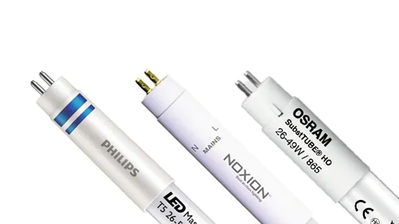 T5 LED-Röhren von verschiedenen Marken