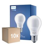Lot 10x Philips Classic LED Ampoule E27 Poire Dépolie 4.5W 470lm - 827 Blanc Très Chaud | Équivalent 40W