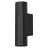Ledvance Decor Applique Murale Drums Noir | Convient pour 2x GU10