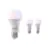 Lot 3x Calex Smart Tuya Wifi E27 Poire 8.5W 806lm - 822-840 Variable Blanc | RGBW - Dimmable - Équivalent 60W