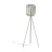 Eglo Lampadaires Salon Romazzina Acier Poncé | IP20 - Convient pour 1x E27 