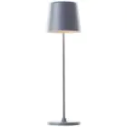 Brilliant Lampe De Chevet Kaami Métal Plastique Gris 2W 310lm - 830 Blanc Chaud | 100mm - IP44 - Extérieur - Dimmable 