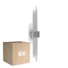Lot 6x Ledvance Downlight LED Slim Carré SQ155 12W 1020lm 120D - 830 Blanc Chaud 