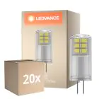 Lot 20x Ledvance Performance LED Capsule Claire G4 2W 200lm - 827 Blanc Très Chaud | Dimmable - Équivalent 20W