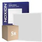 Lot 5x Noxion Panneau LED Delta Value V5 Backlit 28W 3920lm 830/840 CCT | 60x60cm - < 22 - Philips Driver